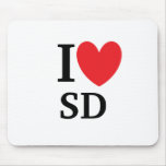 I Heart South Dakota Mousepad