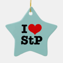 I Heart St. Paul Christmas Tree Ornaments