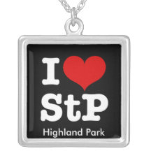 I Heart St. Paul or St. Peter Necklace