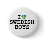 I Heart Swedish Boys buttons