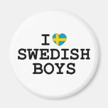 I Heart Swedish Boys Fridge Magnets