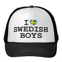 I Heart Swedish Boys Hats