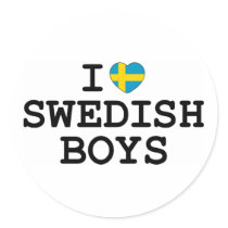 I Heart Swedish Boys stickers