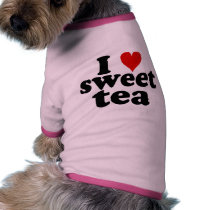I Heart Sweet Tea Dog Clothing