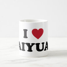 I Heart Taiyuan China Coffee Mugs