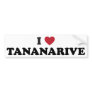I Heart Tananarive Madagascar Bumper Stickers