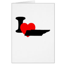 I Heart Tennessee Greeting Card