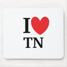 I Heart Tennessee Mousepad