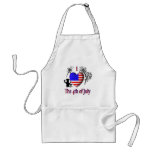 I Heart the 4th of July aprons
