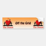 I Heart The Desert Bumper Sticker