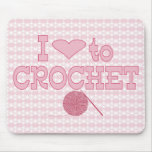 I heart to Crochet mousepads