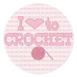I heart to Crochet stickers