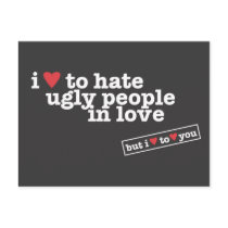 i heart to hate ugly people in love