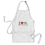 I Heart Tortoises Apron