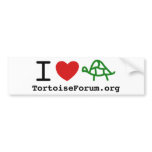 I Heart Tortoises Bumper Sticker bumper stickers