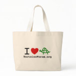 I Heart Tortoises Grocery Tote bags