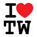 I heart TW design t-shirts