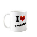 I Heart Twinks mugs