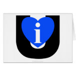I heart U - Card