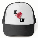 I Heart U hats