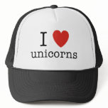 I Heart Unicorns Trucker Hat