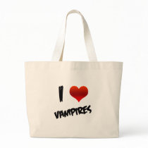 I Heart Vampire Tote Bags