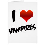 I Heart Vampire Greeting Card