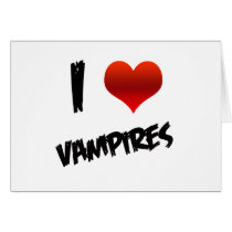 I Heart Vampire Card