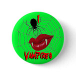 I Heart Vampires {Lime Green} buttons