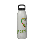 I Heart Vegetarians Water Bottles