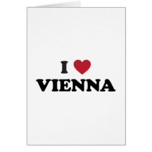 I Heart Vienna Austria Greeting Card