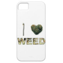 I heart weed! iPhone 5 cases