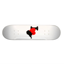 I Heart West Virginia Skateboards