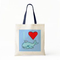 I Heart Whales Products Bags