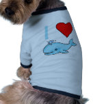 I Heart Whales Products pet clothing