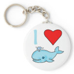 I Heart Whales Products Keychains