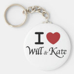 I heart Will and Kate Keychain