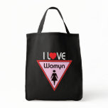 I Heart Womyn bags