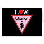 I Heart Womyn cards