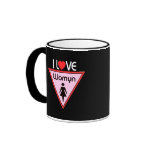 I Heart Womyn mugs