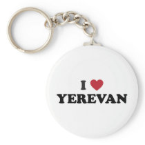 I Heart Yerevan Armenia Key Chain