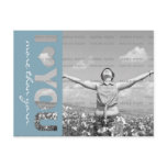 I Heart You Personalised Photo Postcard Template