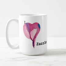 I Heart Zazzle Mugs