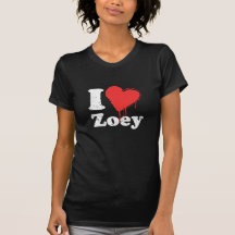 I heart zoey shirt