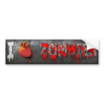 I Heart Zombies bumper stickers