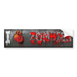 I Heart Zombies bumper stickers
