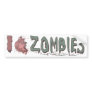 I Heart Zombies by Mudge Studios