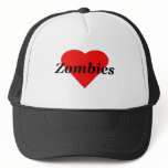 I Heart Zombies Trucker Hats