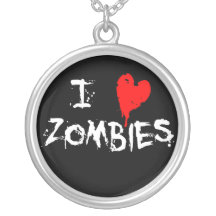 I Heart Zombies - Necklace