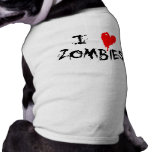 I Heart Zombies - Pet Tee pet clothing